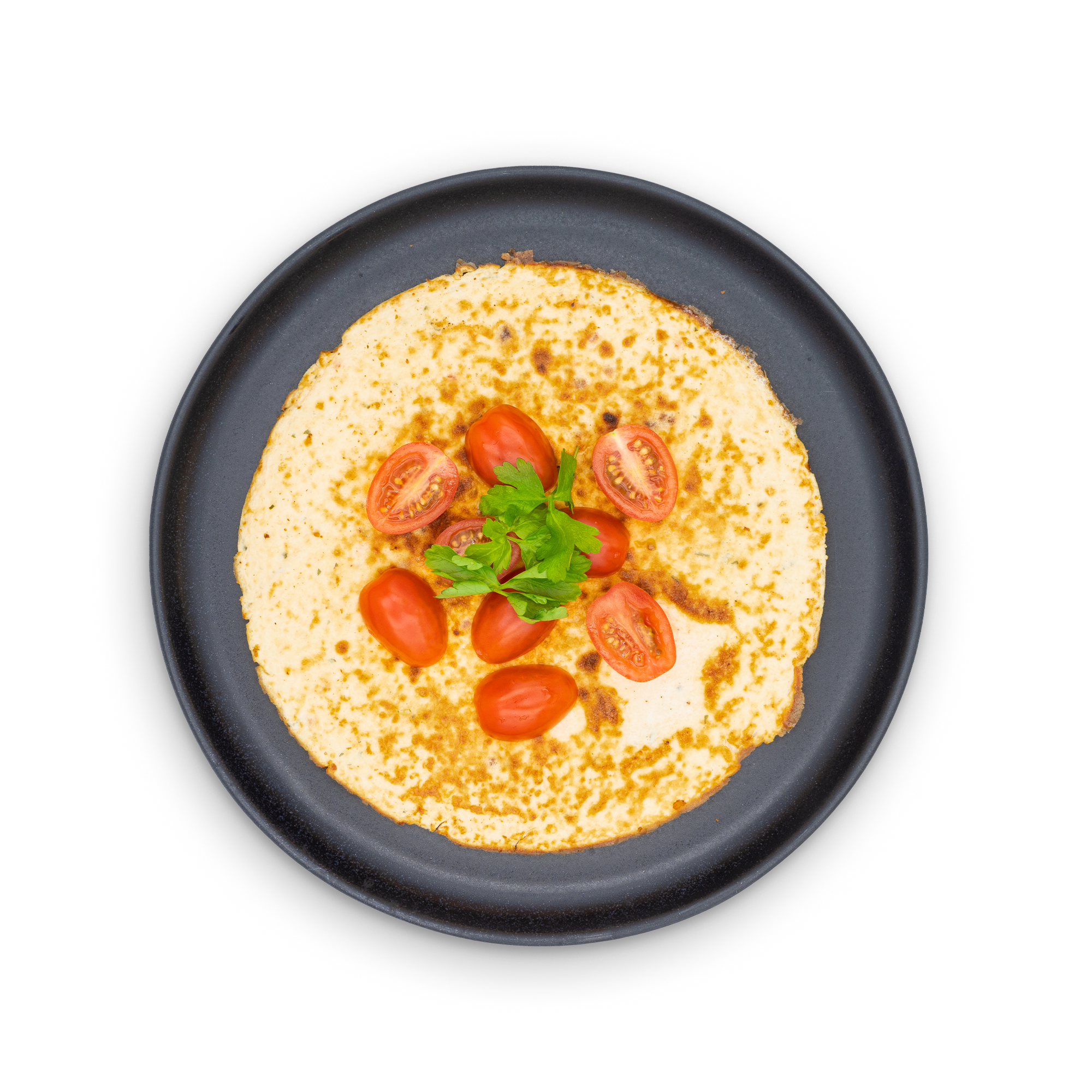 Diet Egg Omelette - fluffy omelette mit Gemüse