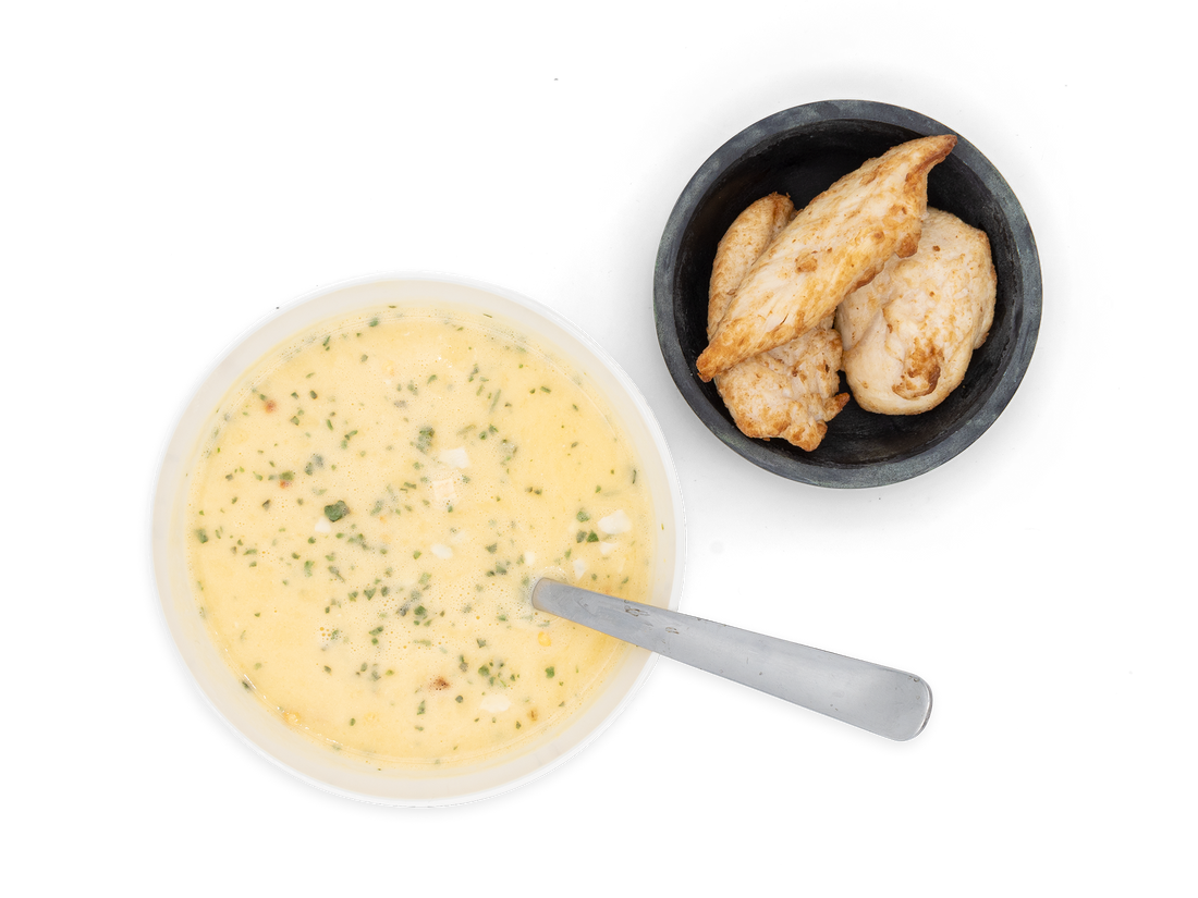 Diet Spicy Thai Chicken Soup - mit Hähnchen und Kokosmilch