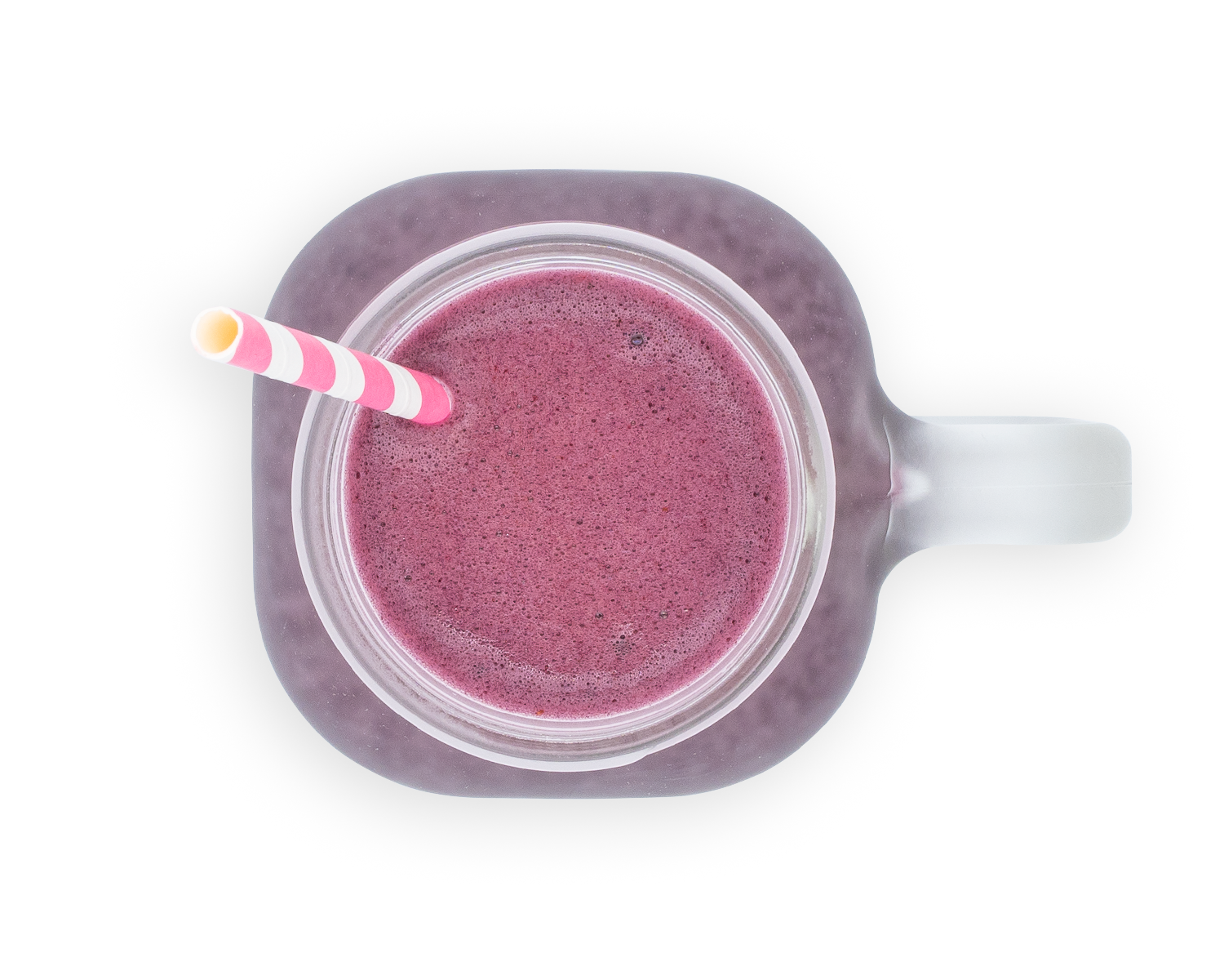 Diet Blueberry Raspberry Shake - mit extra Blaubeeren