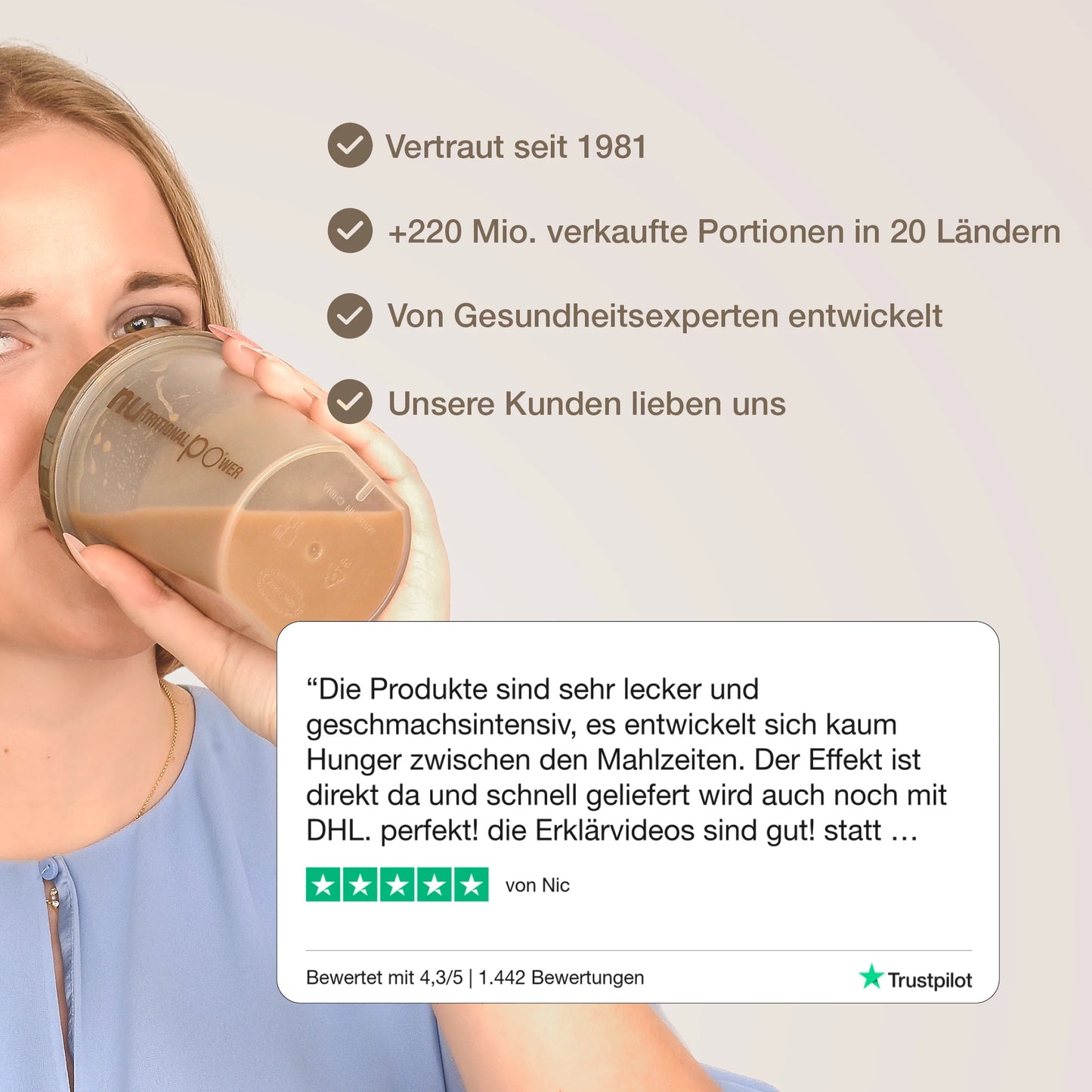 Caffe Latte Diätshake – Geschmack & Funktion in einer Portion