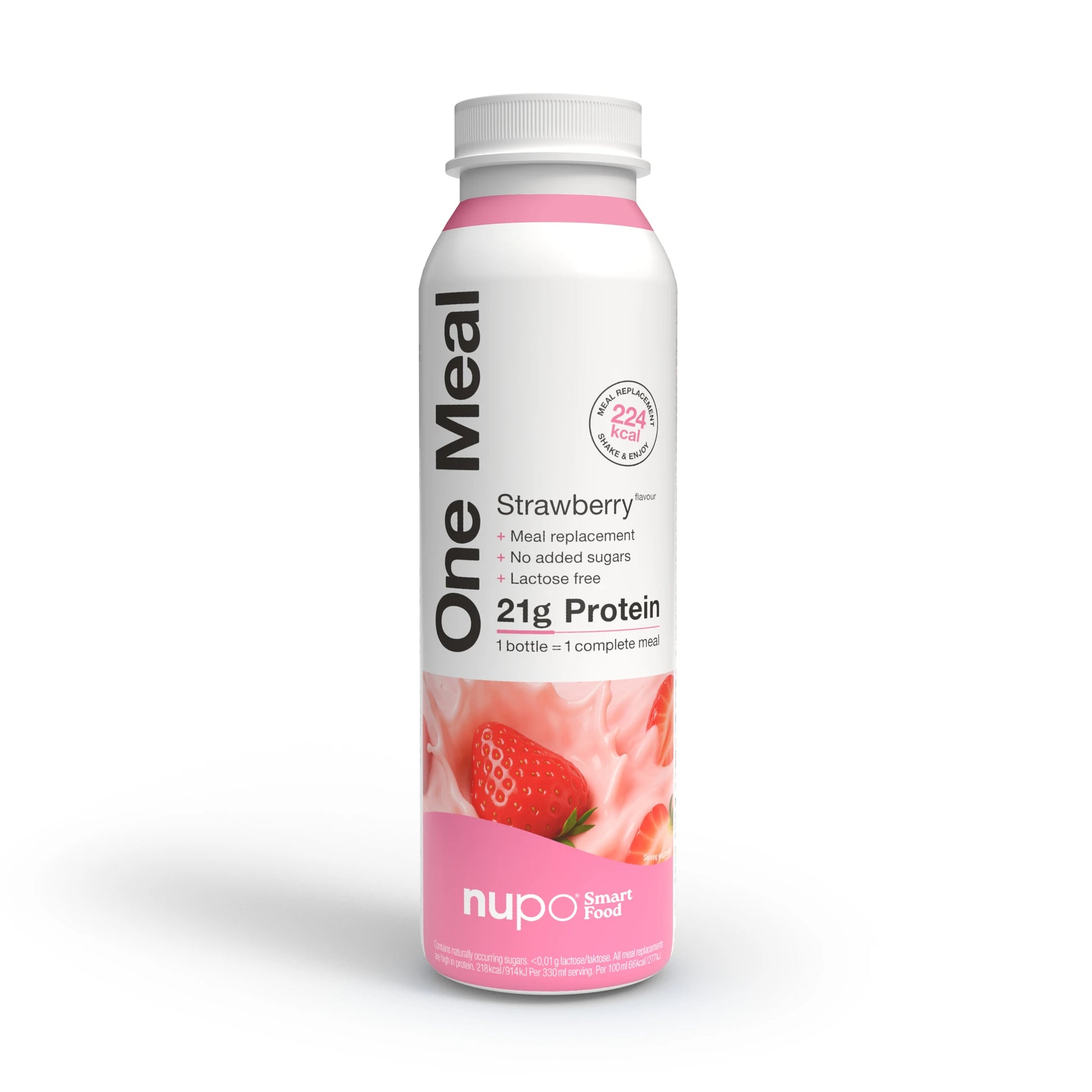 Nupo One Meal RTD Strawberry Trinkfertiger Shake Produktbild