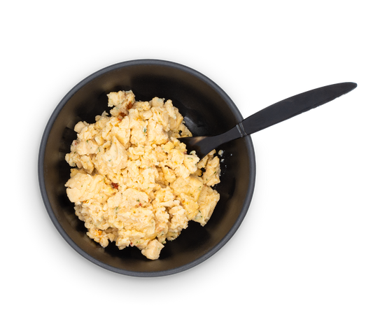 Diet Egg Omelette - Rührei mit Hüttenkäse
