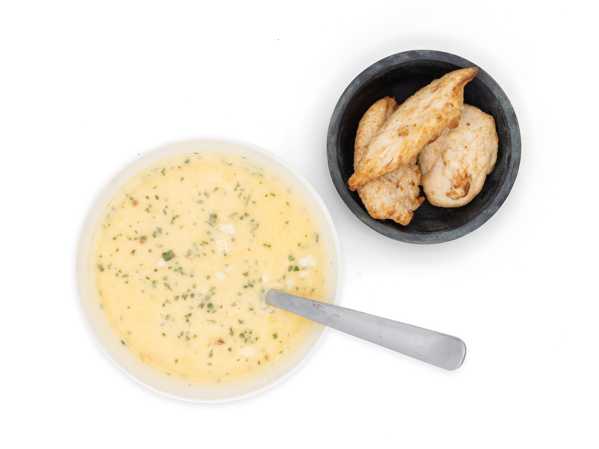 Diet Spicy Thai Chicken Soup - mit Hähnchen und Kokosmilch