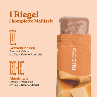 Nupo One Meal Bar Toffee Crunch Mahlzeitersatz Riegel – komplette Mahlzeit mit 202 kcal